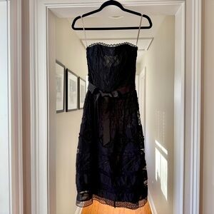 Robin Jordan Elegant Black Strapless Dress